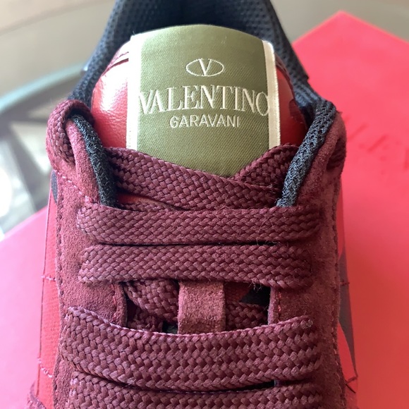 Valentino Camo Fashion Sneakers - Picture 7 of 11
